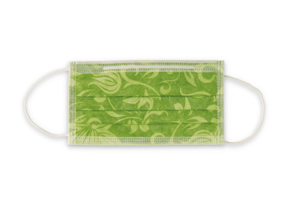 Monoart Mundschutz Pro3 Flower, mit Gummizug