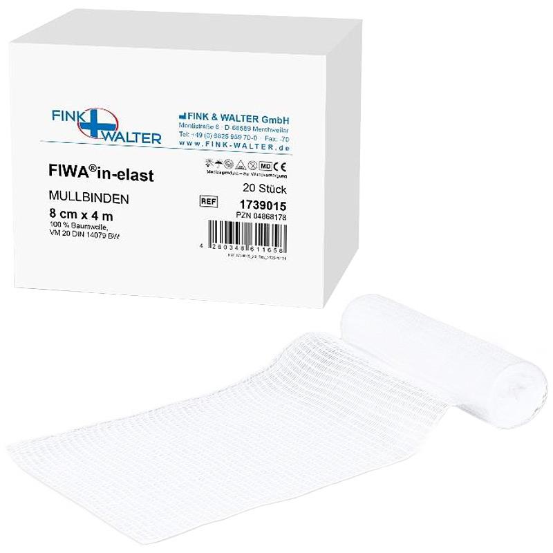 FIWA®in-elast Mullbinden, unsteril von Fink & Walter