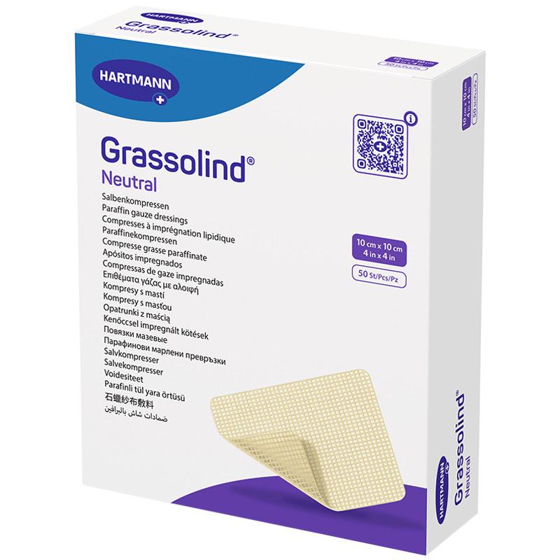 Grassolind® Salbenkompresse 10 x 10 cm von HARTMANN