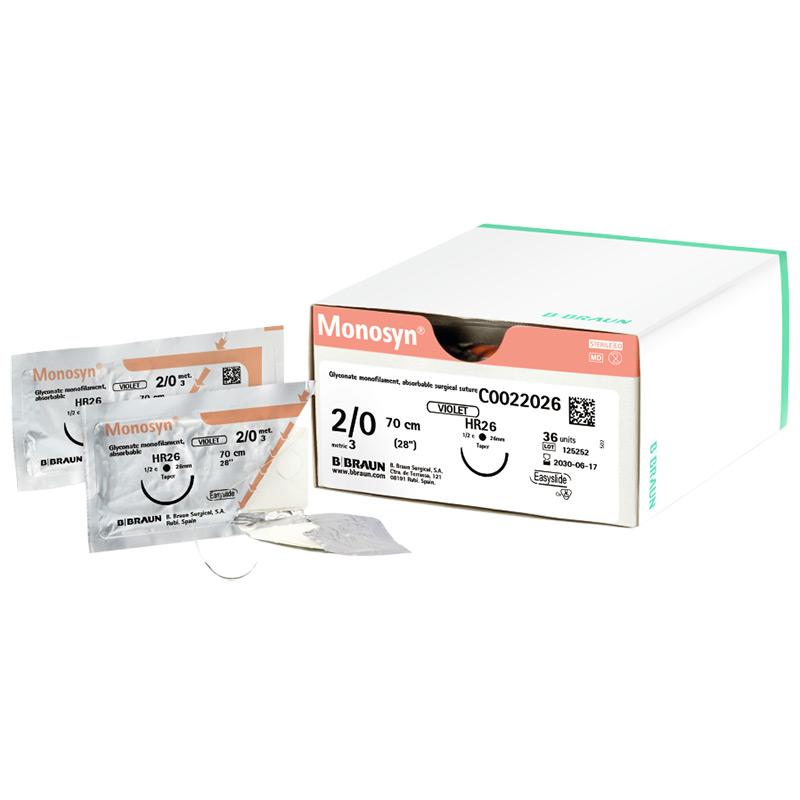 Monosyn DS - 3/8 Dreikantnadel von B. Braun