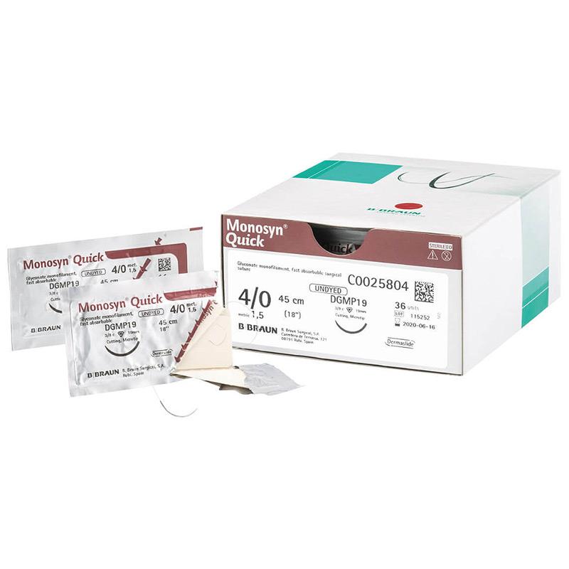Monosyn® Quick - DS - 3/8-Kreis Dreikant von B. Braun