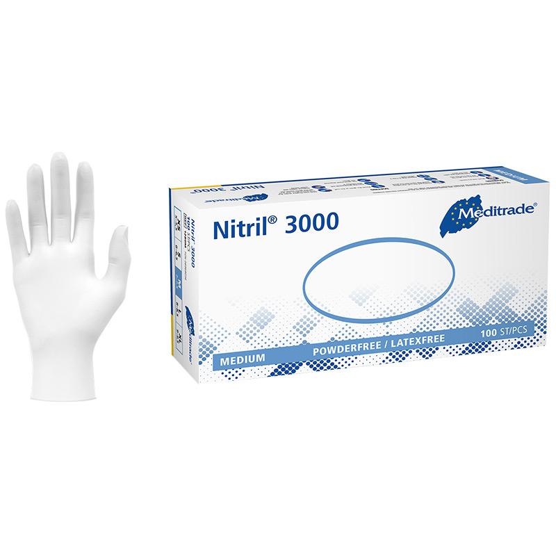 Nitril® 3000 Nitril-Untersuchungshandschuh von Meditrade