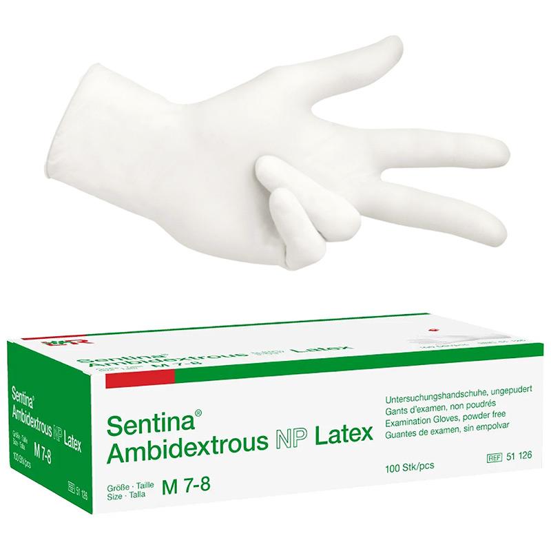 Sentina® Ambidextrous Untersuchungshandschuhe Latex von Lohmann & Rauscher